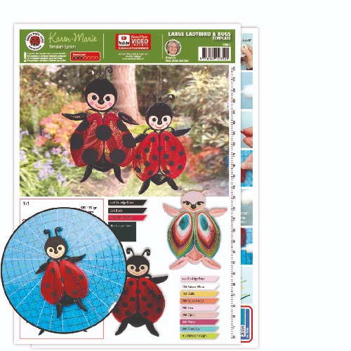 Quilling Ladybirds and Bugs